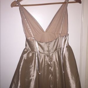 WINDSOR Champagne high low dress! In love!